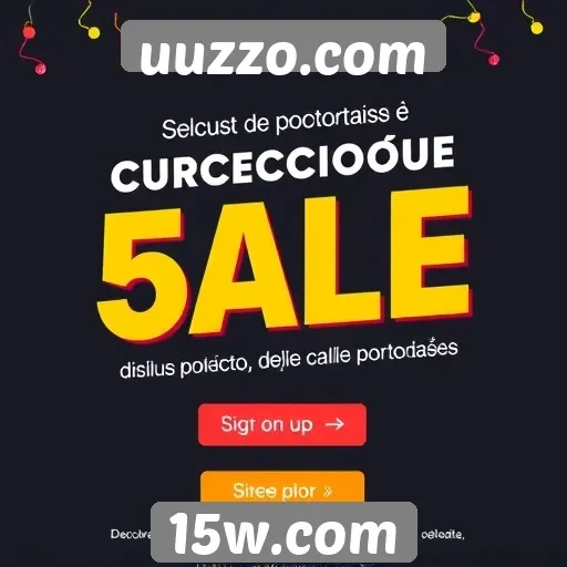 Promoções e ofertas especiais disponíveis no uuzzo.com