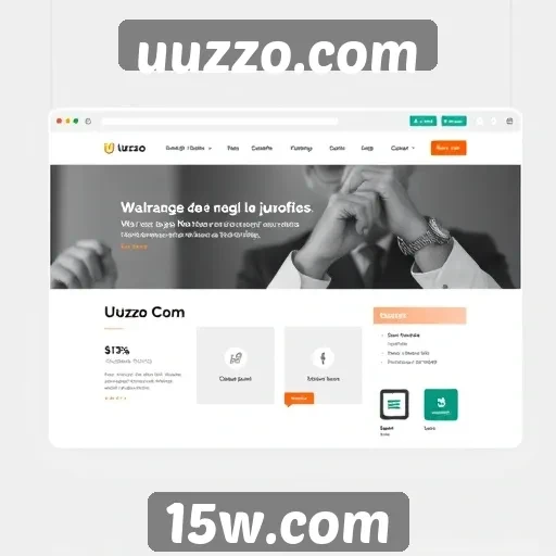 Análise da interface de usuário do site uuzzo.com